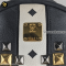 MCM Striped Visetos Stark Backpack Black