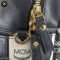 MCM Striped Visetos Stark Backpack Black