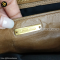 Miu miu	Beige Leather Charm Detail Career Tote Bag