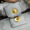 Miu miu Nappa Matelasse Bauletto Top Handle Bowler Pomice	Leather
