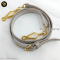 Miu miu Nappa Matelasse Bauletto Top Handle Bowler Pomice	Leather