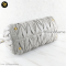 Miu miu Nappa Matelasse Bauletto Top Handle Bowler Pomice	Leather