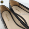 Prada Bellet flat women's flower slip on shoes