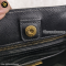 Black Saffiano Lux Bicolor Satchel White