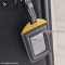 Black Saffiano Lux Bicolor Satchel White