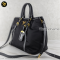 Prada Black tessuto tote bag leather Tessuto