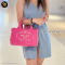 Prada Canapa Logo Canvas Satchel