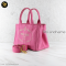Prada Canapa Logo Canvas Satchel