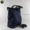 Prada Nave Blue Vela  Nylon and Saffiano Leather Tote Bag