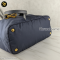 Prada Nave Blue Vela  Nylon and Saffiano Leather Tote Bag
