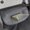 Prada Nero Tessuto Nylon and Saffiano Leather Tote Bag BN2106