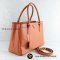 Prada Saffiano Lux Tote in papaya