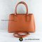 Prada Saffiano Lux Tote in papaya