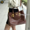 Prada Soft Calfskin Leather Shopping Tote Bag แบรนด์เนมมือสองของแท้