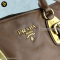 Prada Tan Soft Calf Leather Tote