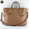 Prada Tan Soft Calf Leather Tote