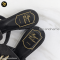 Roger Vivier Suede Mule Star Strass Velvet Black Crystal Mules