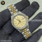 Rolex Datejust 2k หน้าลายผ้าทองขอบเพชร
