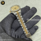 Rolex Datejust 2k หน้าลายผ้าทองขอบเพชร