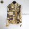 Versace  Barocco Patchwork Silk Blouse แบรนด์เนมมือสอง