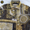 Versace  Barocco Patchwork Silk Blouse แบรนด์เนมมือสอง
