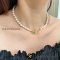 New Vivienne westwood	Mini bas relief choker Gold-tone plating