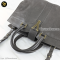 YSL Grey Calfskin Leather Small Cabas ChYc Bag Calf เทา GHW