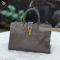 YSL	Grey Calfskin Leather Small Cabas ChYc Bag Calf เทา	GHW แบรนด์เนมมือสอง