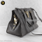 YSL Grey Calfskin Leather Small Cabas ChYc Bag แบรนด์เนมมือสอง
