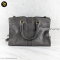 YSL Grey Calfskin Leather Small Cabas ChYc Bag แบรนด์เนมมือสอง