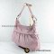 Used   Fendi  Pink Perforated Zucca chef Bag GHW ลายฉลุfendi