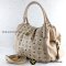 MCM Visetos Tote Bag สีขาวครีมหนังแท้