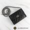 Used Chanel Boy Medium Wallet Caviar RHW