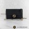 Gucci GG INTERLOCKING WOC Calf ดำ