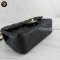 Chanel Classic mini 8” with top handle in black caviar GHW Caviar