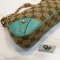 Used - Gucci Accessory Pouch GG Canvas Shoulder Bag​ Blue