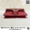 Gucci Mini Dionysus Leather Shoulder Bag Red Color GHW 