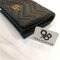 In​ Stock​ - Gucci Wallet​ Short​ GG Marmont​ Black Lamb​ GHW​