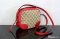 Gucci Bree Crossbody Bag Guccissima Canvas with red leather