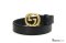 Gucci Leather belt with Double G buckle Size 85