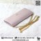 Prada Saffiano Wallet on Chain (WOC) Baby Pink GHW