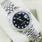 Rolex Datejust Black dial Ref.178274 Stainless steel / White gold 31 MM. Boy Size