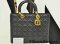 Christian Dior LADY DIOR Lambskin สีดำ อะไหล่ทอง Size 12 หนังป่อง ทรงสวย ค่า