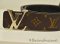 Louis Vuitton Reversible Belt Monogram size 100 หัว LV สีเงิน เข็มขัดแบบใส่ได้สองด้านค่ะ สภาพดี