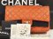 Chanel Classic Double Flap Lambskin Glazed Salmon SHW Size 10