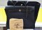 Hermes Herbag สีดำ ไซส์ M ฝาหนังดำ กระเป๋าผ้าและกระเป๋าสำรองสีดำค่า เป็นUnisex ไซส์ใหญ่คุ้มมาก