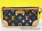 Louis Vuitton Pochette Accesories Multicolor Black กระเป๋าใบเล็ก โซ่ทอง น่ารักค่า สามารถใส่สายยาวสะพาย crossbody ก็น่ารักค่า