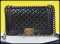 Chanel Boy Bag Black Calfskin GHW size 10