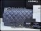 Chanel Chyc flap bag Gray metallic caviar 10
