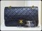 Chanel Classic Black Lambskin GHW size 10